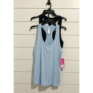 Yogalicious 2Pk Athletic Racerback Yoga Tank Top M